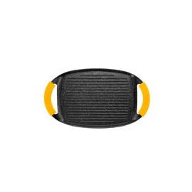 Grill Plancha Ondulado Stone O Piedra 36 Cm Marca Ibili