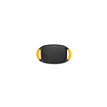 Grill Plancha Ondulado Stone O Piedra 36 Cm Marca Ibili