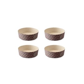 Molde Pastel Desechable 4pz Indeformable Reciclable Ibili